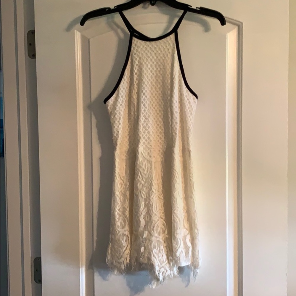 White lace romper
